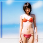 南明奈の水着グラビア壁紙x012