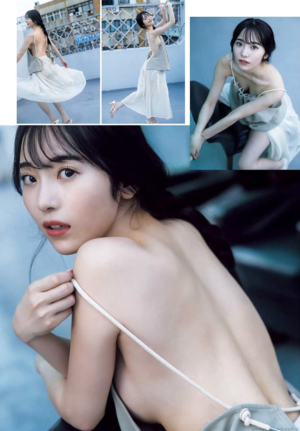 かとゆりの水着グラビア画像040